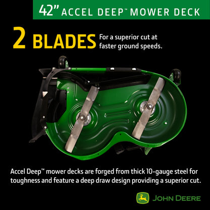John Deere Z315E ZTrak 42-Inch Zero-Turn Mower with 20 HP V-Twin Engine